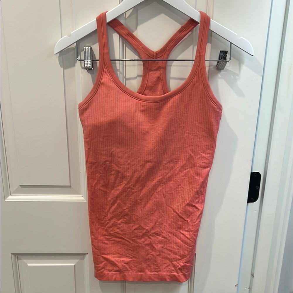 Lululemon Ebb to Street Coral Tank Top